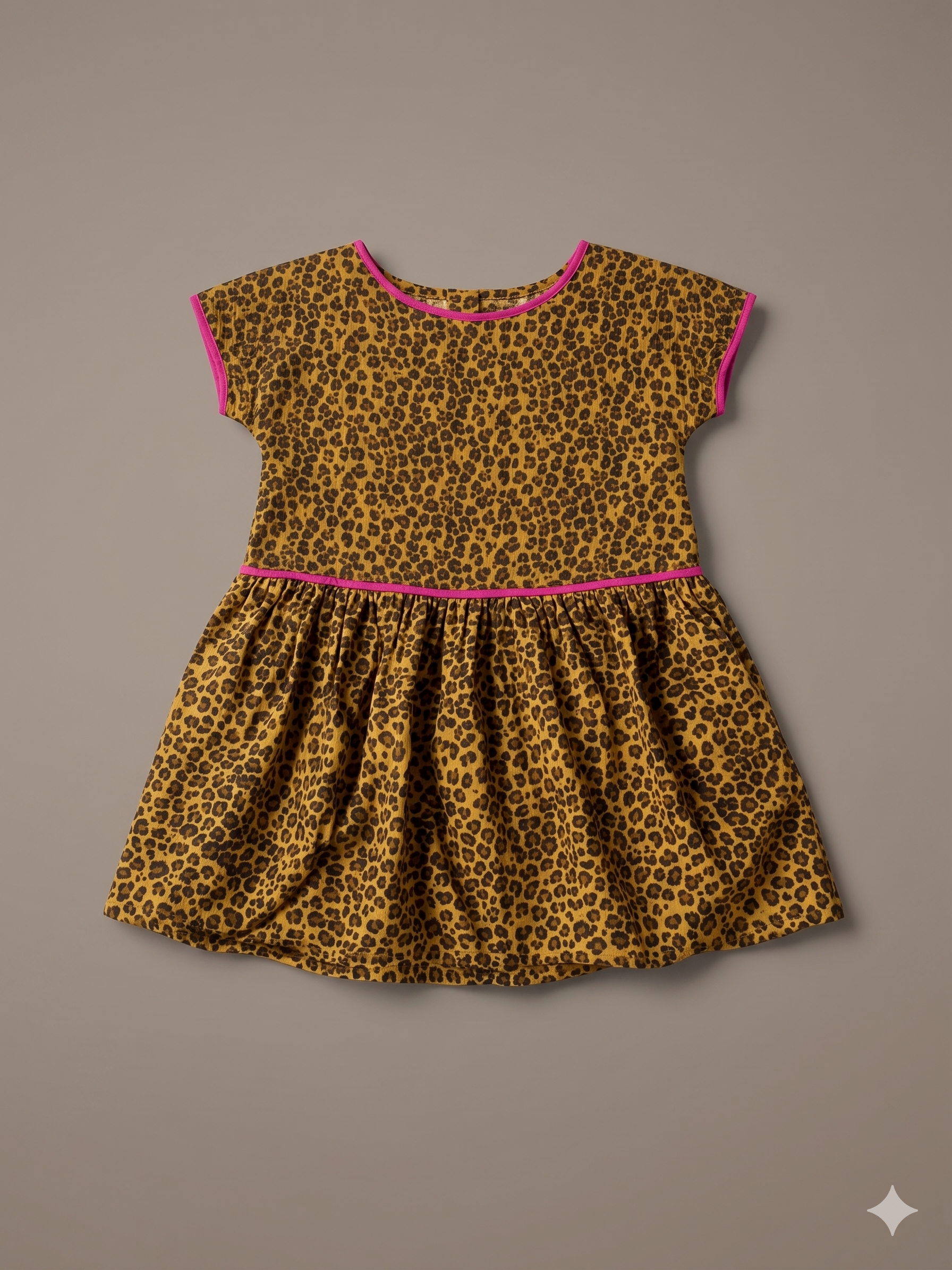 Balloon skirt dress yellow